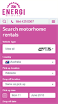 Mobile Screenshot of energimotorhomes.com.au